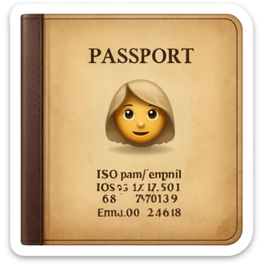 old Passport sticker