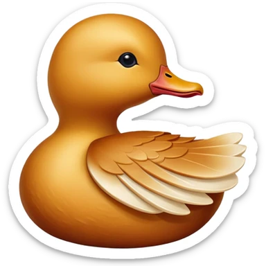 Peking duck with crispy golden skin, Chinese cuisine emoji sticker