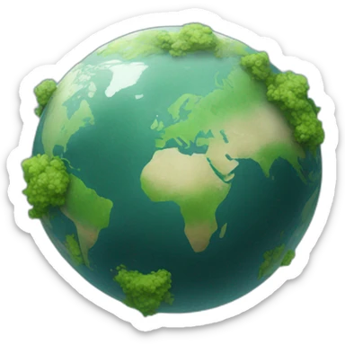 earth problems sticker