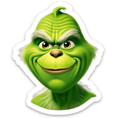 The grinch sticker