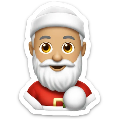 cristiano ronaldo as santa claus sticker