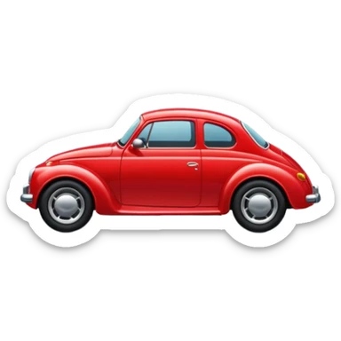 car parked on the street sticker