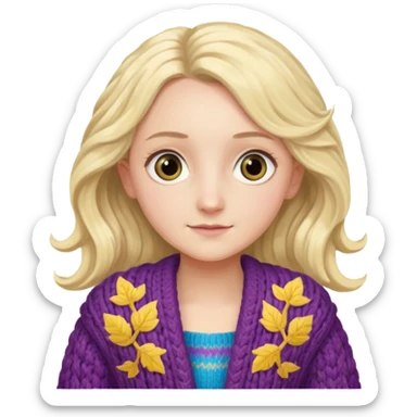 Luna Lovegood shrug sticker