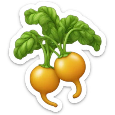 Une obergin légume sticker