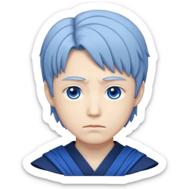 Giyuu tomioko from demon slayer sticker