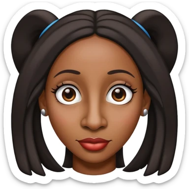 black Puerto Rican female with big nose sticker