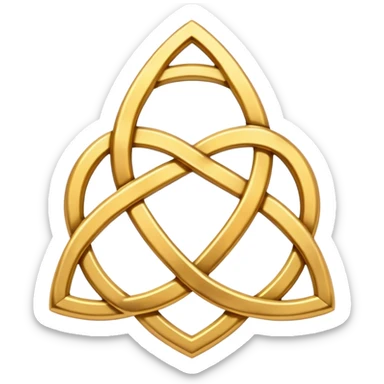 Celtic trinity knot sticker