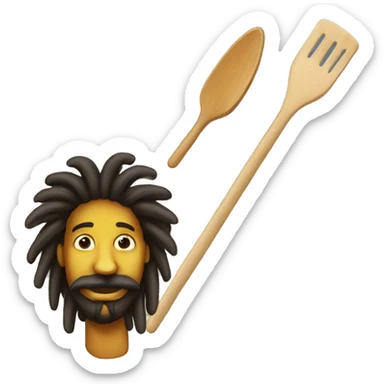  Rastafarian spatula  sticker