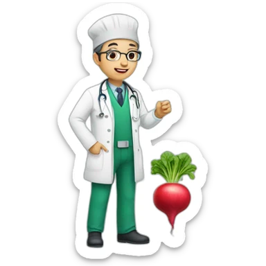 radish doctor sticker
