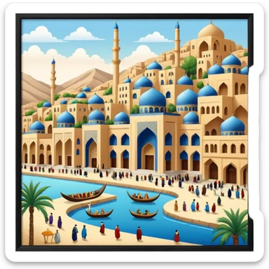 persian city sticker