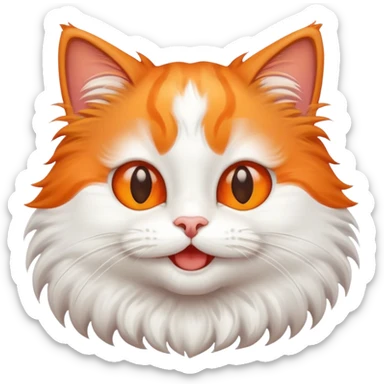 Un chat joyeux  sticker