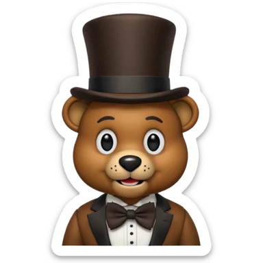 Freddy fazbear sticker