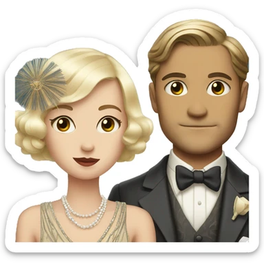 great gatsby sticker