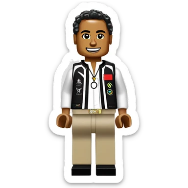 LEWIS HAMILTON lego full body sticker