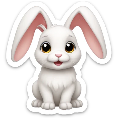 Cute little bunny  sticker