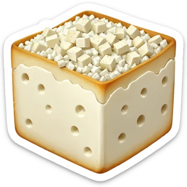 Feta cheese sticker