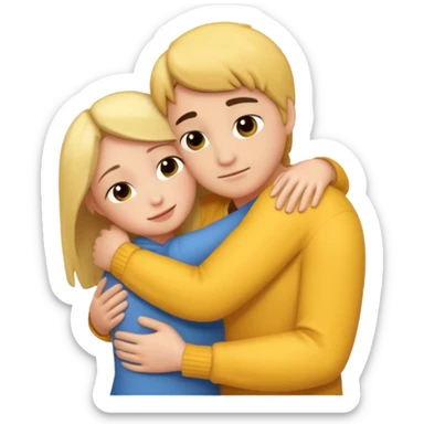 Hug sticker