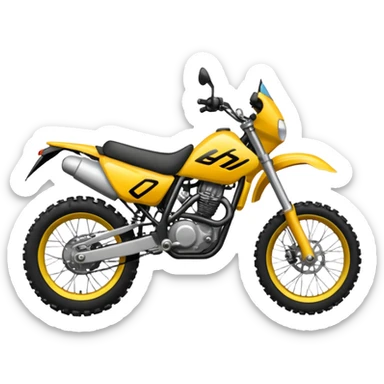 enduro bike sticker