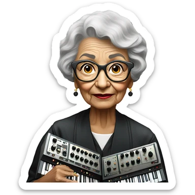 moog grandmother semi modular monophonic synthesizer  sticker