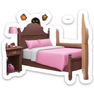 Haunted Barbie’s rustic dream hotel   sticker