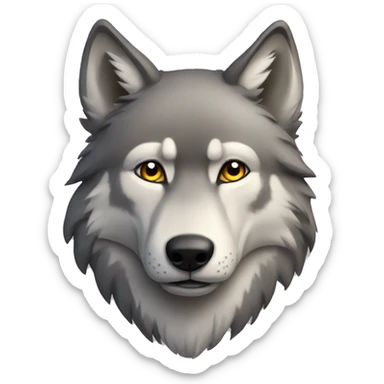 Wolf sticker