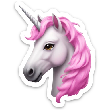 Unicorn pink sticker