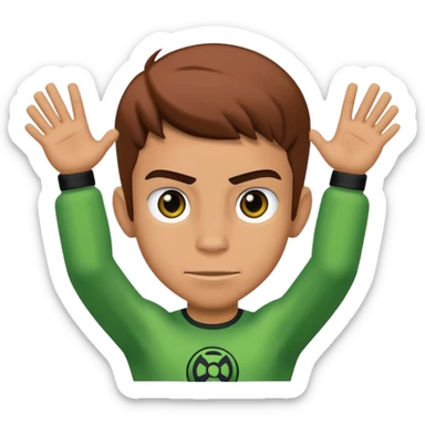 Ben 10 RACE AGAINST TIME crashes Ben 10 classic  sticker