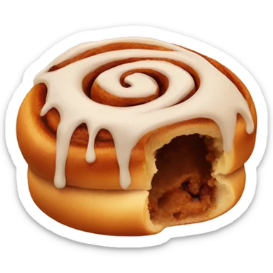 cinnamon bun sticker