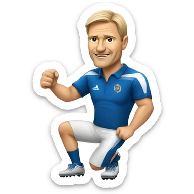 Valeri Karpin football coach sticker