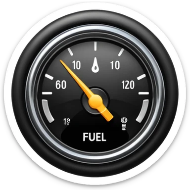 Full fuel Guage sticker