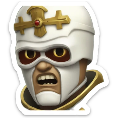 Pope doomguy sticker