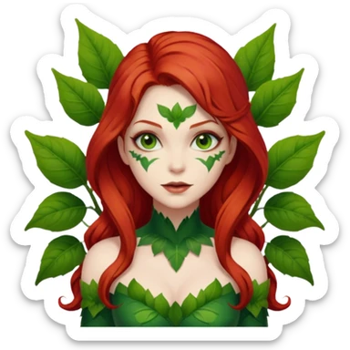 poison ivy standing sticker