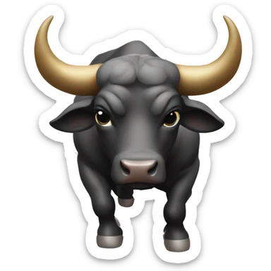 Taurus muscle bull sticker