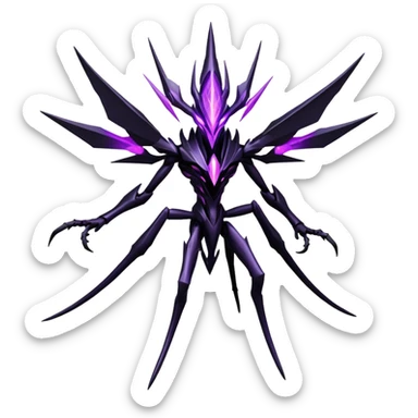 Shiny Dark Exotic Darkrai-Necrozma-Scizor-Hybrid-Creature sticker