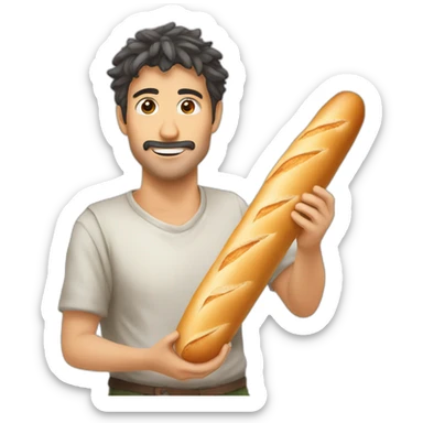 Asta baguette sticker