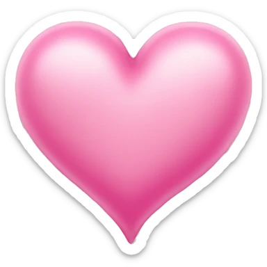 pink heart sticker