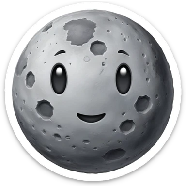 Planet Mercury realistic sticker