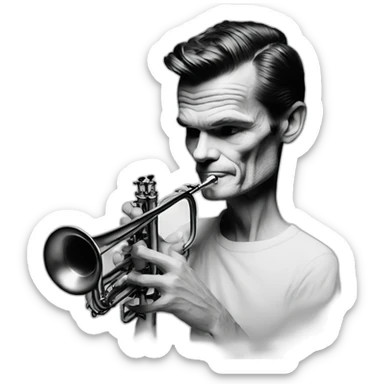 Chet Baker sticker