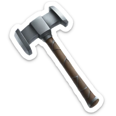 Iron man hammer sticker