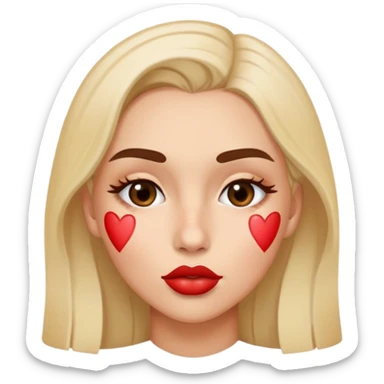 Bisous à ma femme sticker