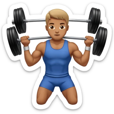 man lifting weights

 sticker
