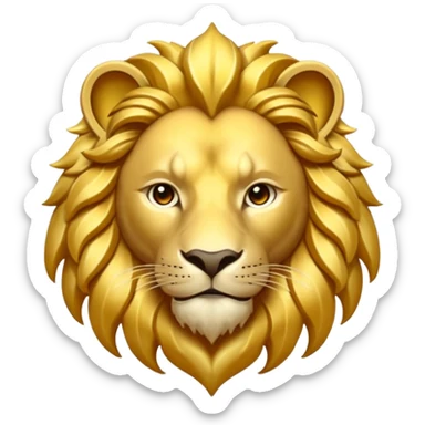 Aslan kafası üstünde gs yazsın sticker