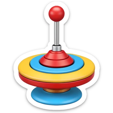toy spinning top sticker