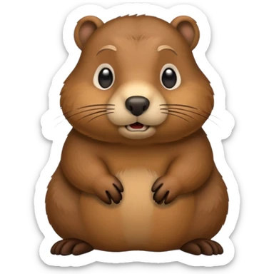 groundhog sticker
