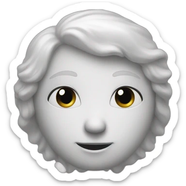 Un blanc entre deux noir  sticker