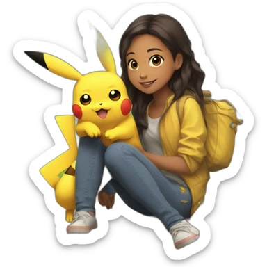 pikachu-with-sasha sticker