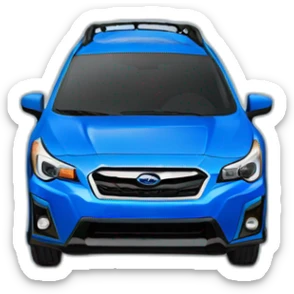 blue subaru crosstrek sport sticker