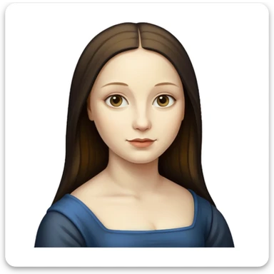 monalisa painting sticker