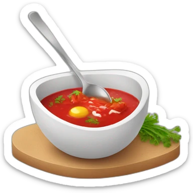 red borsch sticker