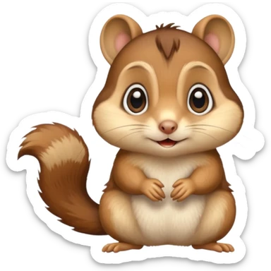 Chipmunk emoji sticker